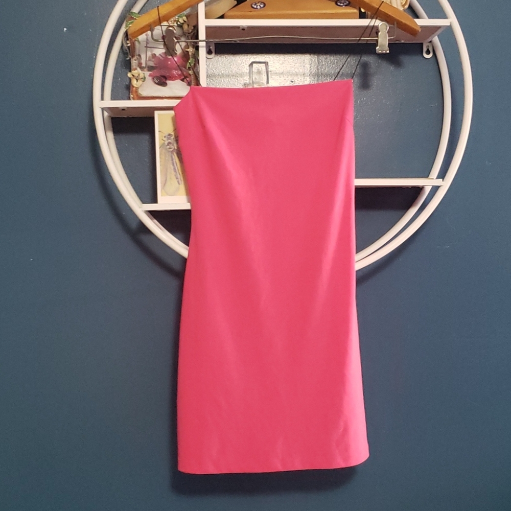 HOT PINK MINI DRESS